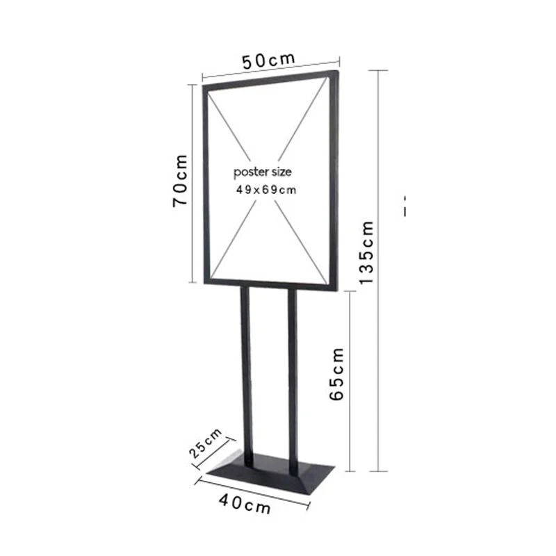 Picture frame floor stand a frame advertising boards poster stand wait outdoor poster floor stand