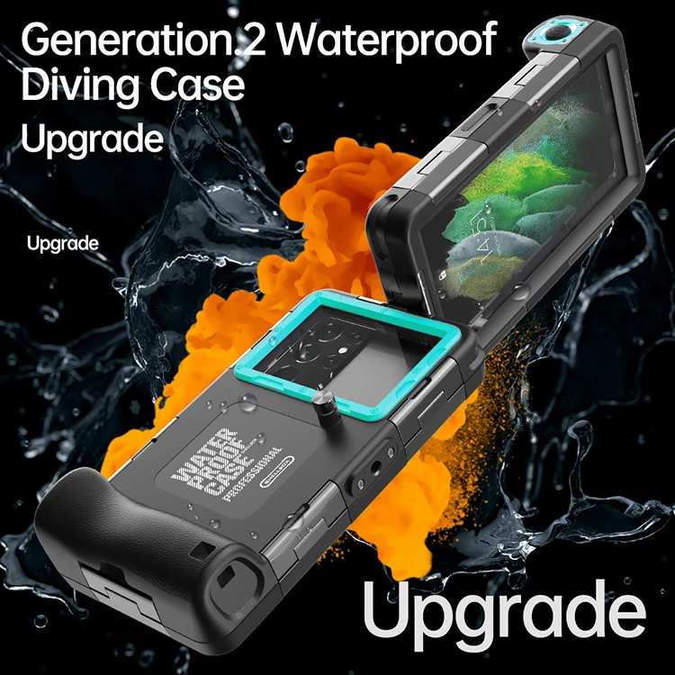 Upgrade 2nd Generation 15 Meters Diving Universal Professional Shellbox Waterproof Phone Case