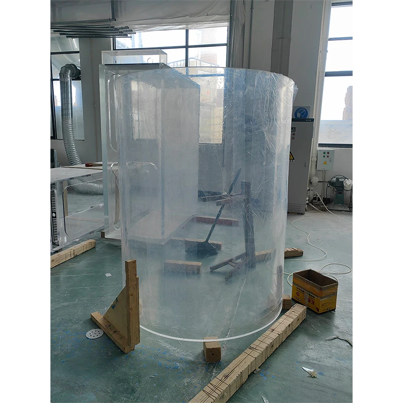 Custom Big Bullet U Shape Transparent Acrylic Fish tank Aquarium for Home Decoration