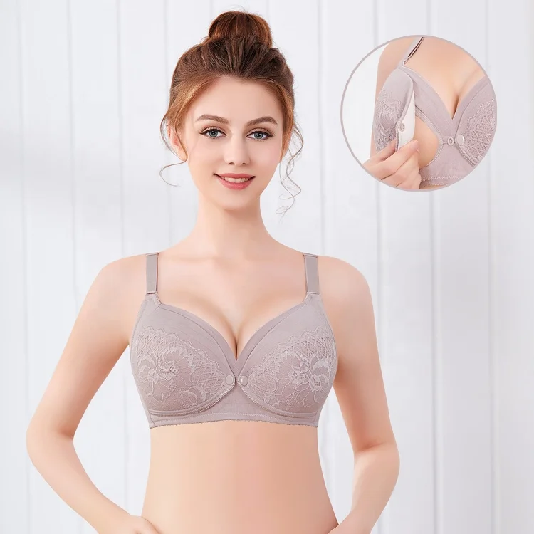 Fashion Maternity Nursing Bras Front Buckle Breastfeeding Bras For Women  Underwear @ Best Price Online