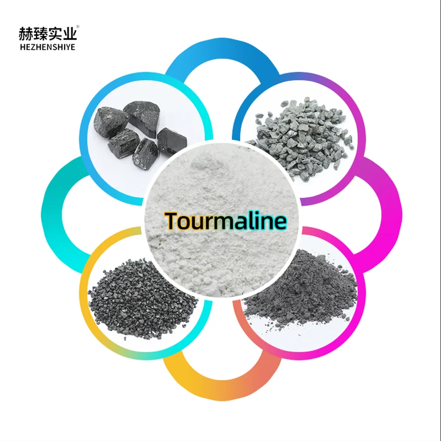 Natural Tourmaline Crystal for Water Mineralization and Purification High Purity Tourmaline Powder for Cosmetic and Skin Care