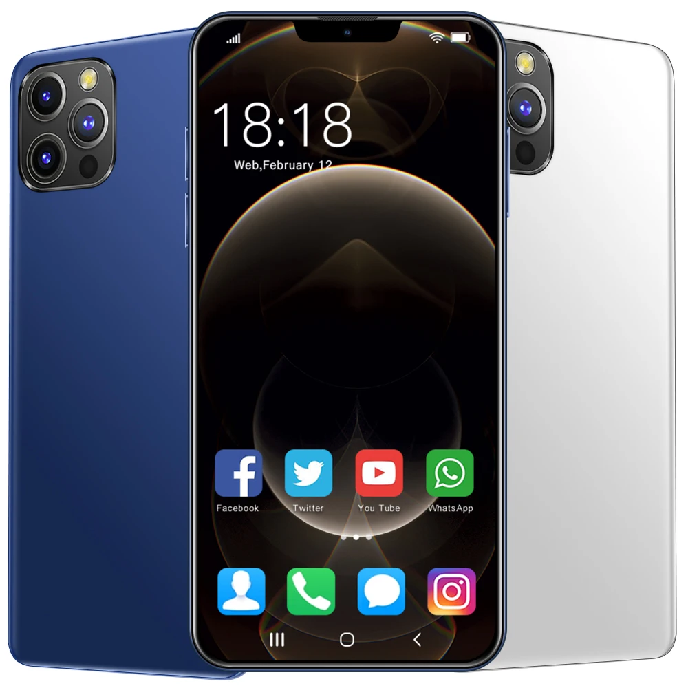 Горячая Новинка 12 Гб + 512 Гб Смартфон глобальная версия unlockingphone смартфон с отпечаток лица разблокировка