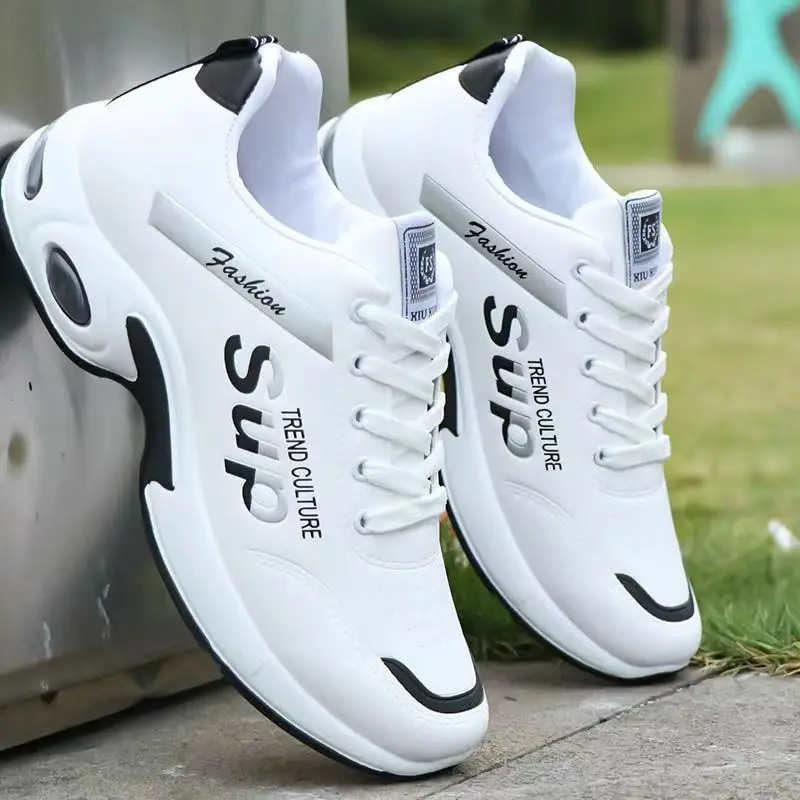 Scarpe Da Ginnastica Bianche Antiscivolo Uomo – Sneakers Quattro Stagioni, Comode E Versatili