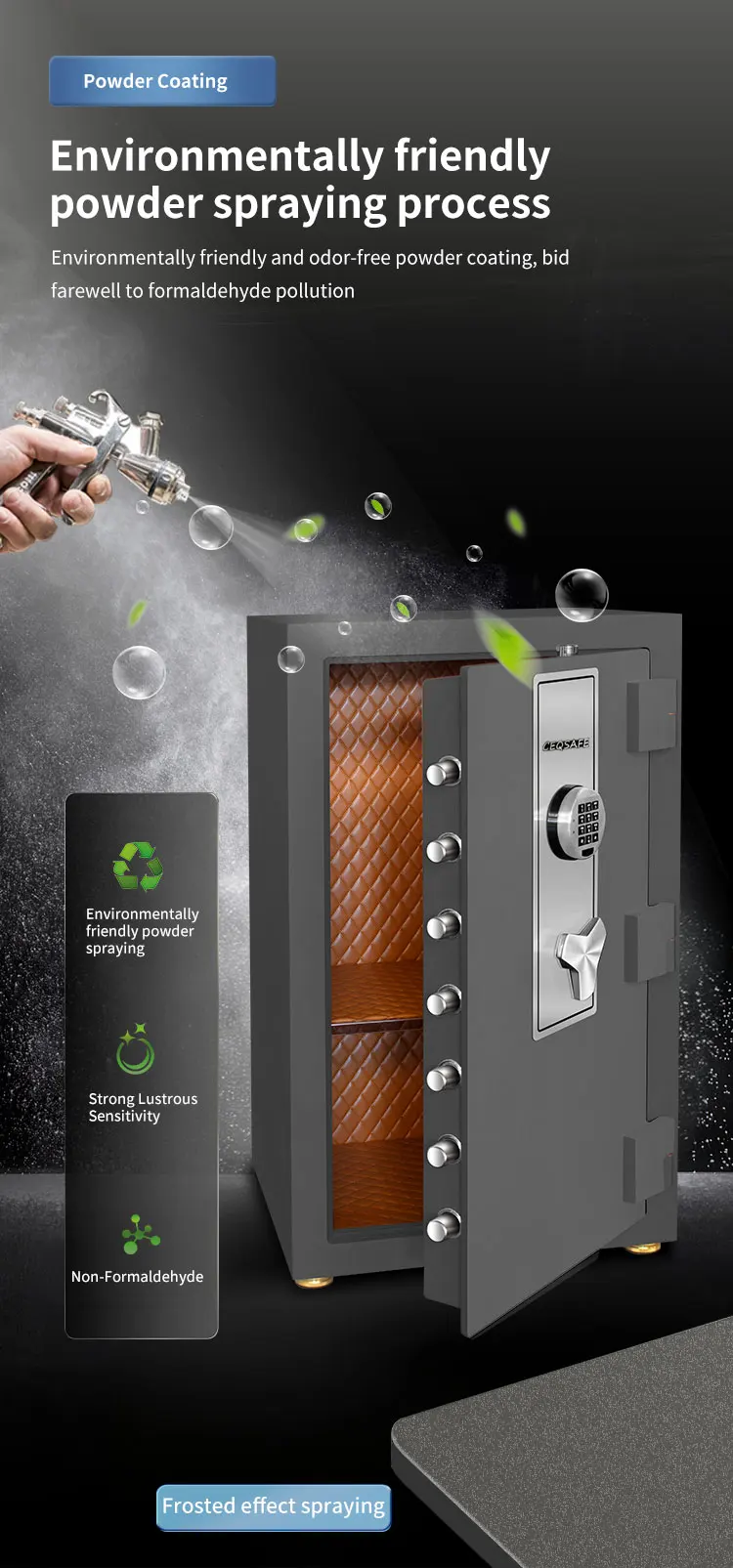 CEQSAFE Fireproof and Anti-theft Export Safe Jewelry Storage Safe Box Thickening Material manufacture