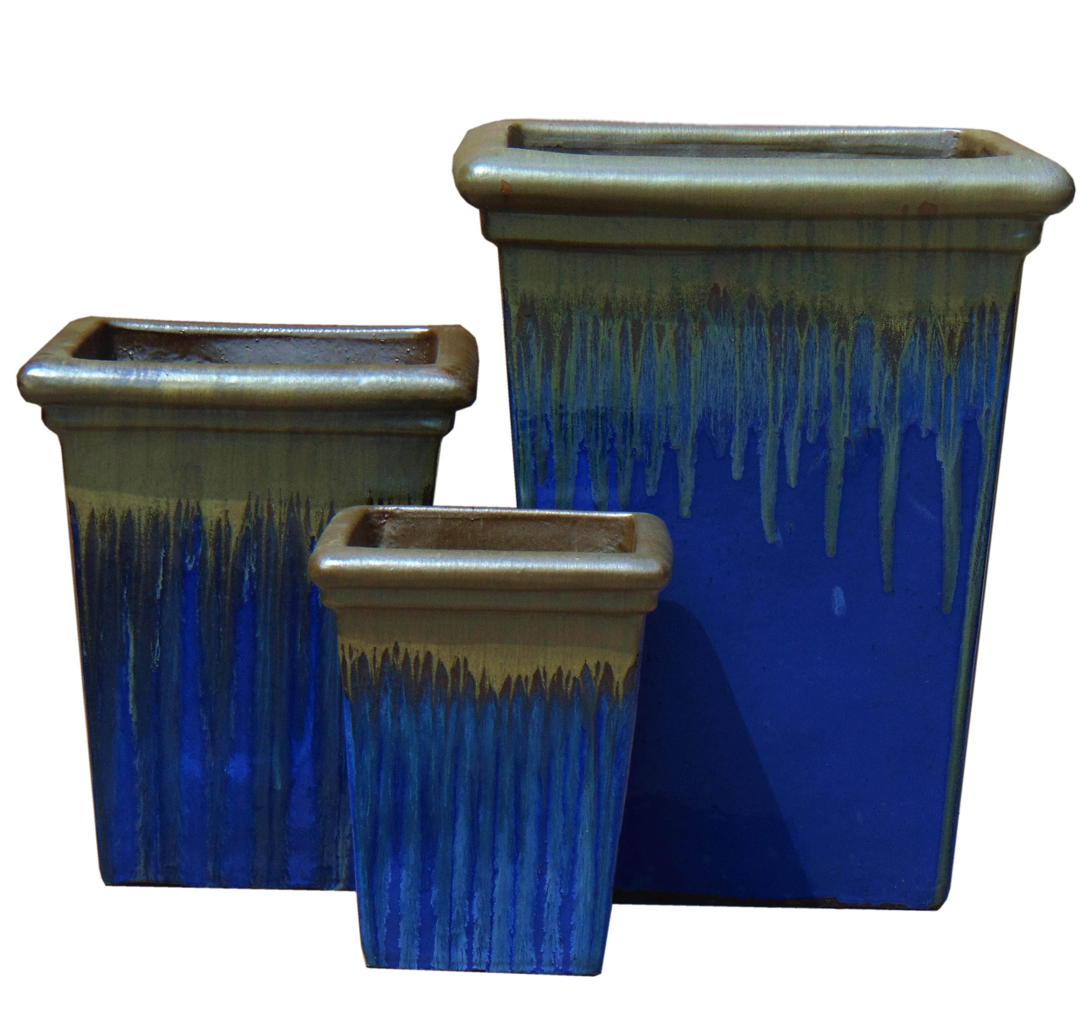 Elegant Outdoor Terracotta Glazed Ceramic Flower Pots Garden Plant Clay Pot with Elegant Glaze for Home Use