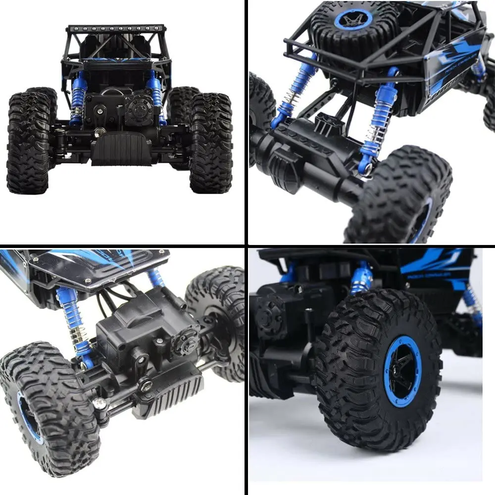 Zhengguang Popular 1/16 Scale Remote Control Monster Truck RC Rock Crawler 4x4 High-Speed Drift 4WD Off-Road Car 2 Channels TPR