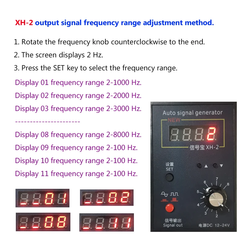 XH-2 Speed Sensor Crankshaft ABS Code Reader Magnetoelectric Automobile Signal Generator for Cars Trucks Excavators