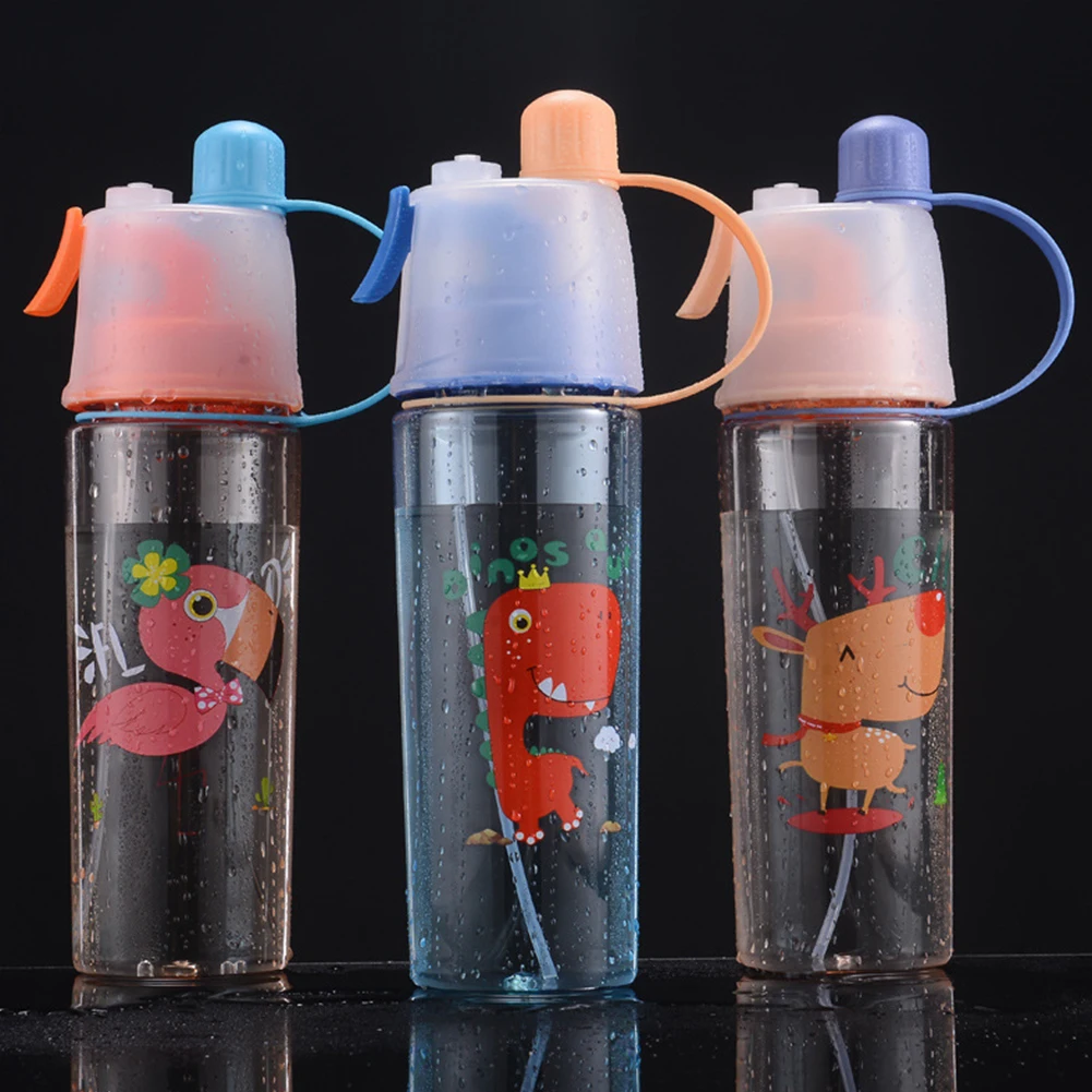 Small 14oz 400ml 600ml, Spray Pc Water Bottle With Straw Kids Adults Cheap  Sports Outdoor Portable Plastic Hot Water Bottle/ - Buy Small 14oz 400ml  600ml, Spray Pc Water Bottle With Straw