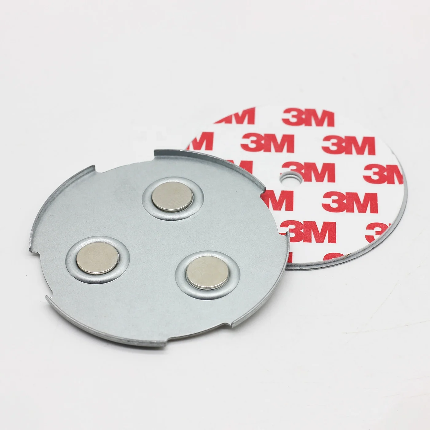 Factory Direct High Flux Safety Magnets for Smoke Detectors Fire Alarms Security Systems Curled Edge Design RoHS Compliant