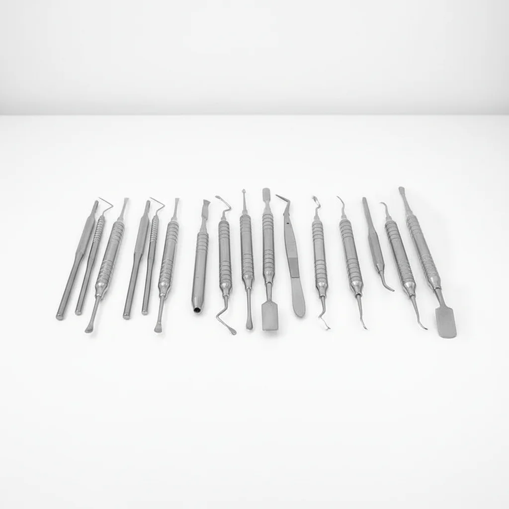 Instrumentum Chirurgicum Dentale, 26 PCS Set Kit Chirurgicum pro Implantis pro Dentem e Corea, Instrumentum Chirurgicum, Kit Instrumentorum Dentarium pro Dentistis, ex Accipitro Exsiccato