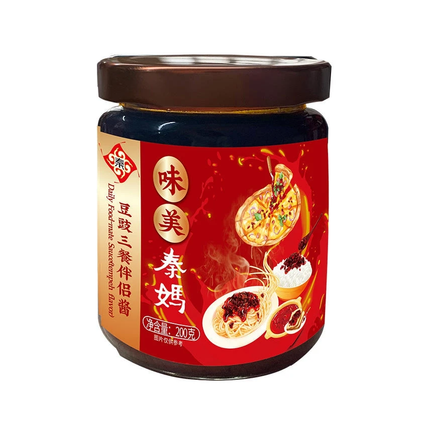 Китайски производител 120 г/238 г бутилиран бибимбап, персонализиран частен етикет доматен сос Food-Mate
