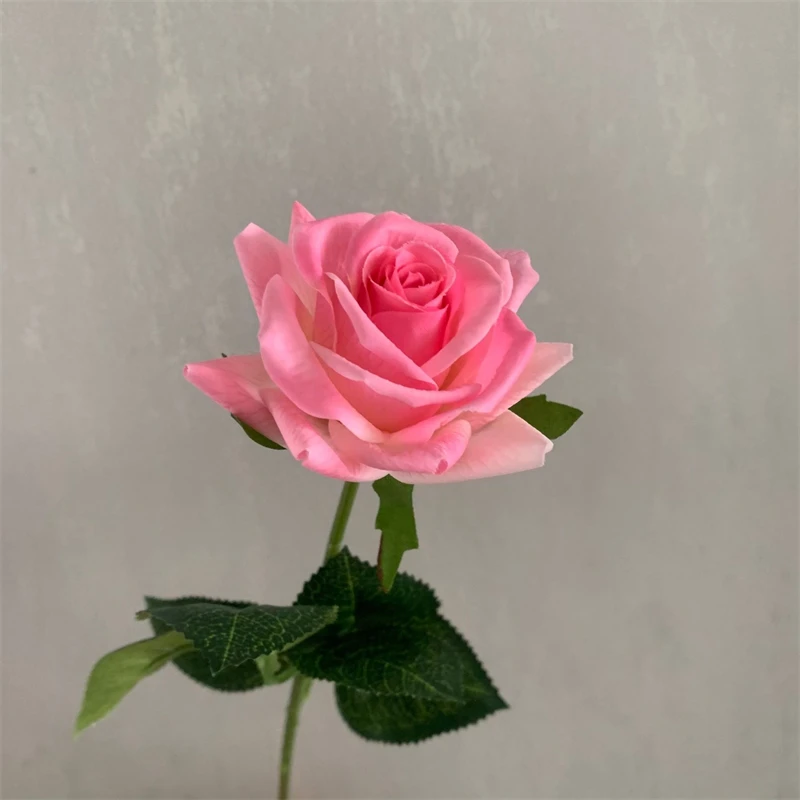 Real Touch Artificial Flower Roses Wedding Decoration Rose Latex Roses