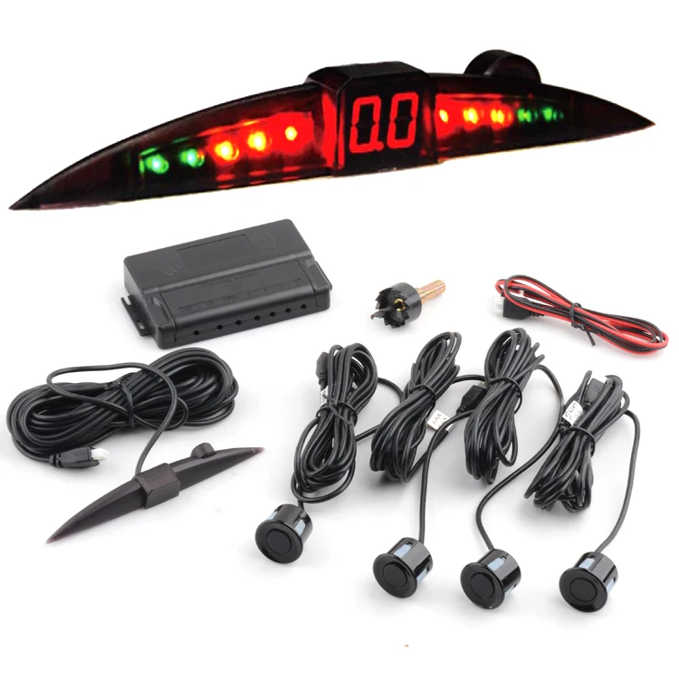 Auto Parking Assist Parking Sensor Backup Radar Car Rearview System Universal DC12V Electromagnetic Parking Sensor Kit