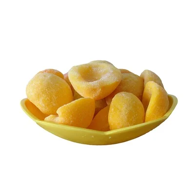 Hot Sell IQF Frozen Yellow Peach Half Slices Dices High Quality Sweet Yellow Peach