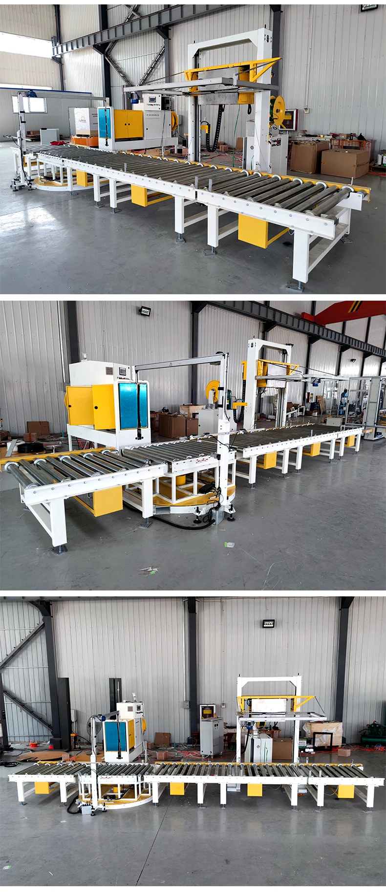 Fully Automatic Vertical Pallet Strapping Machine - YUPACK