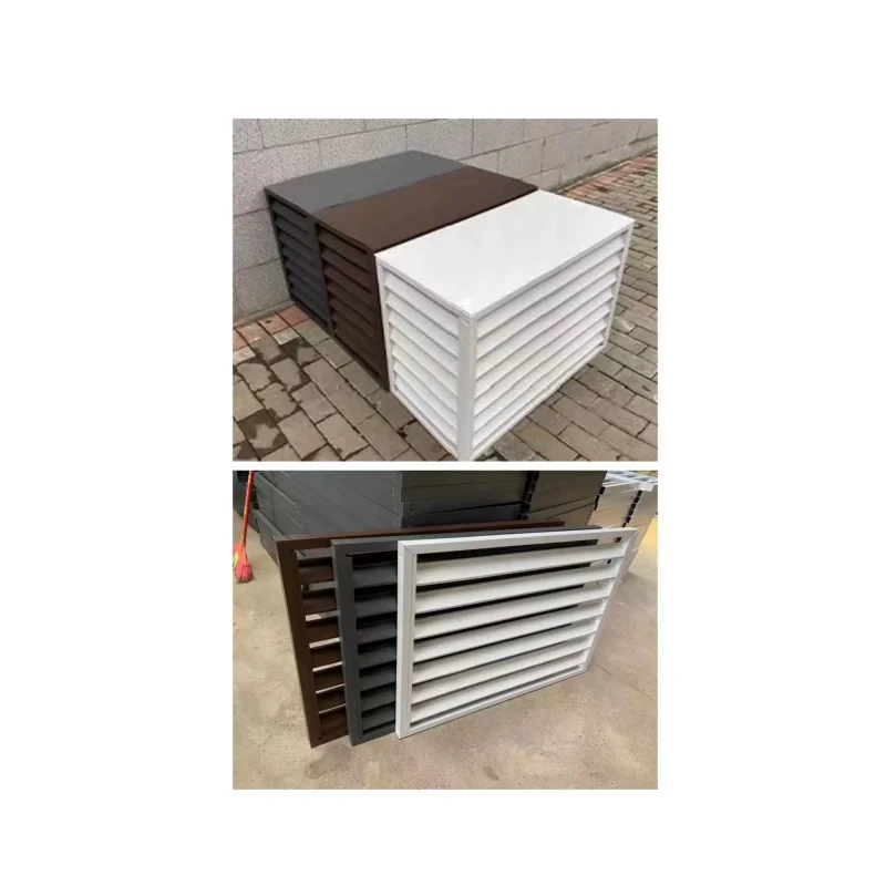 Security Louver Circular Aluminum Shutter Round Blind Window Aluminum Windows Louvre Shutter Louvers Aluminium windows