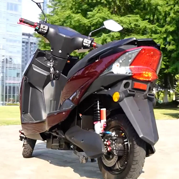 CKD EEC 10/12inch 50km/h speed red electric moped factory customized removable battery electric motorcycle