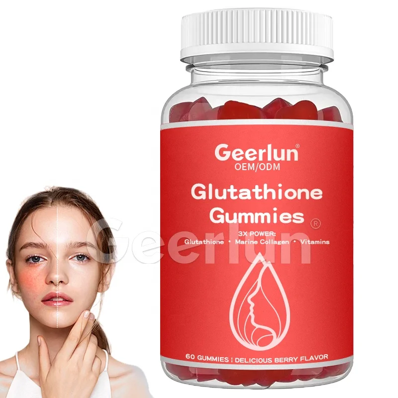 OEM Skin Lightening Gummies Supplement Marine Collagen Complex Antioxidant  Rich Collagen Gummy