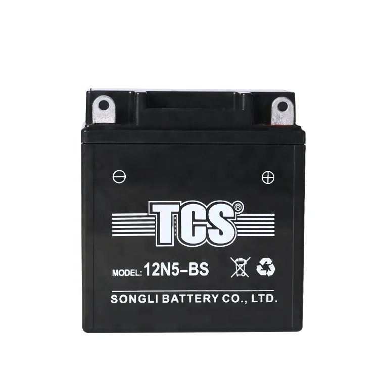 TCS SMF 12N5 мотоцикл свинцово-кислотный e-moto аккумуляторные батареи 12v 5ah аккумуляторная батарея