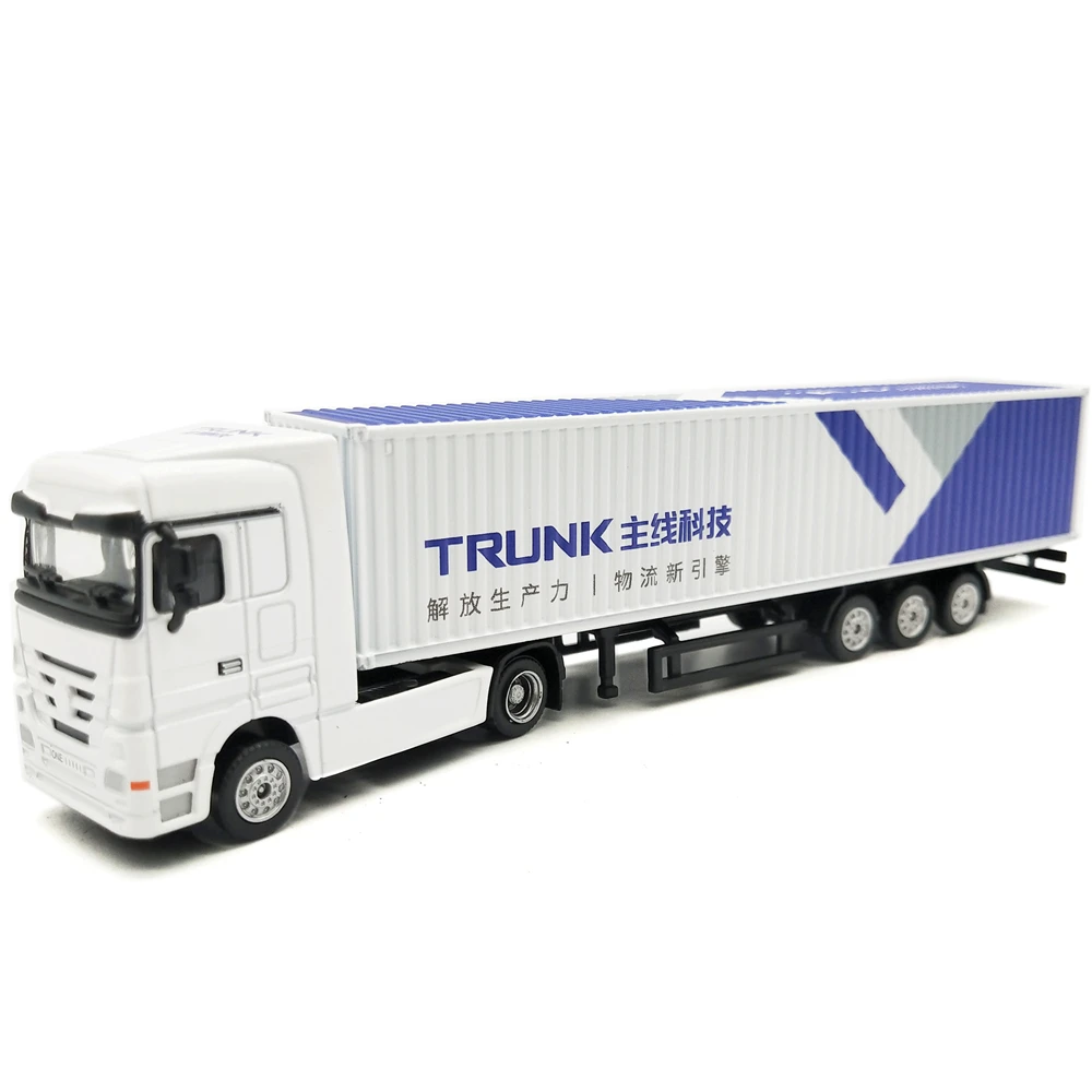 【A】19cm TRUNK Container truck model 1:87 Logistics truck model O.A.S ship model