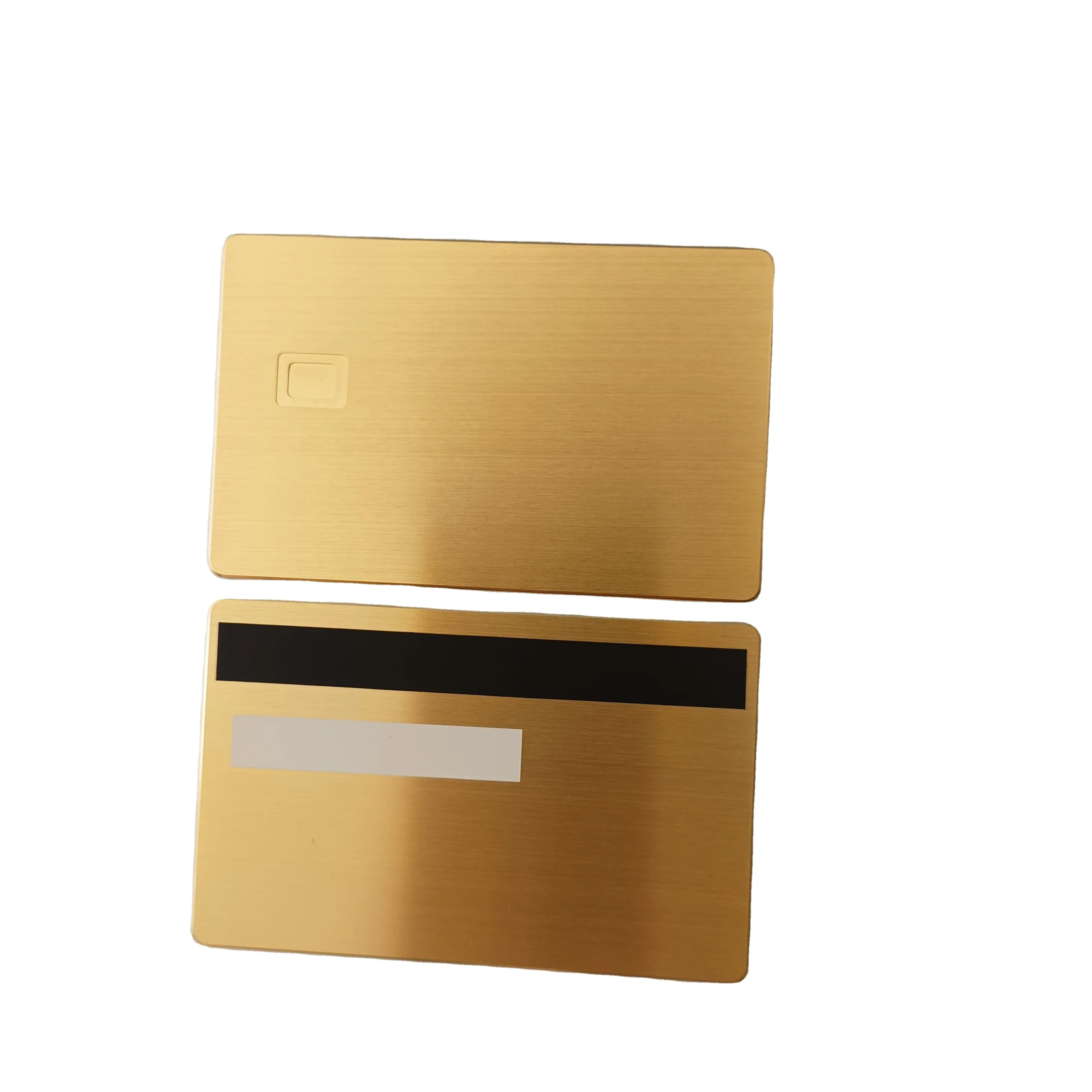 Custom Metal Debit Card with Chip Slot, Magnetic Stripe, NFC