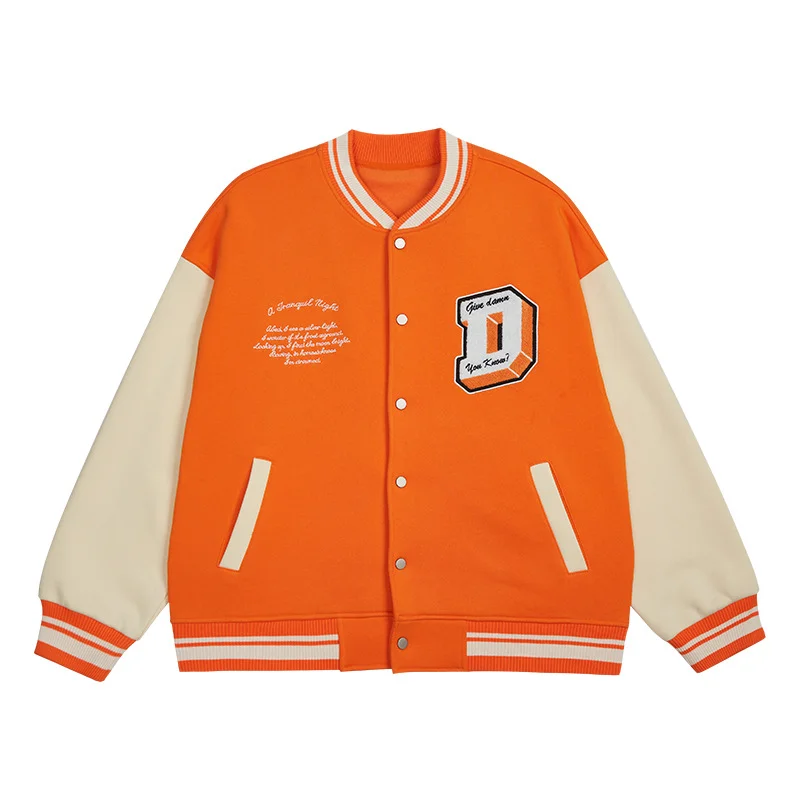 New Arrival High Quality Baseball Jackets Loose Casual Jackets Men'S Bomber Jackets gallery 2