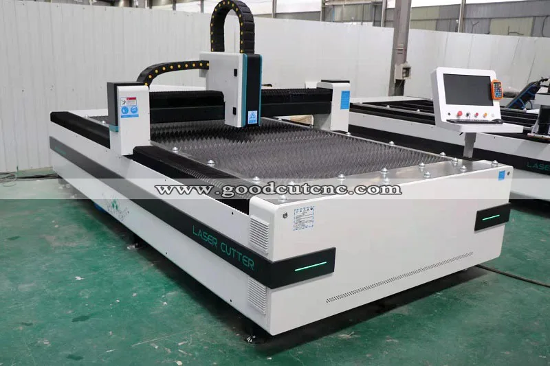 Au3tech Control System Cypcut 500w Fiber Faser Head Metal Cutting Machine for Sheet Aluminum Iron