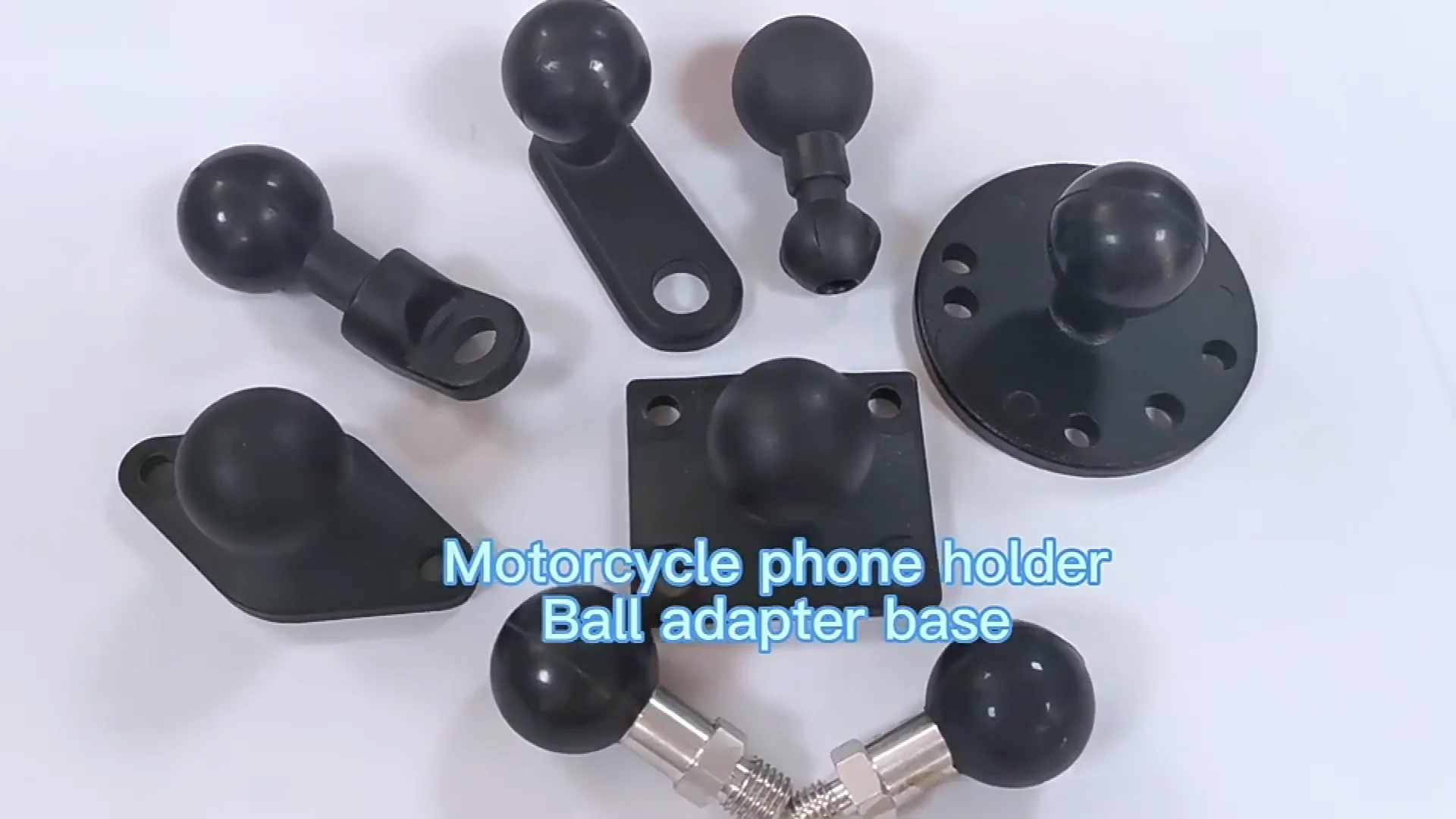 360 Rotation Flexible Angle Tablet Mount Ball 1'' Ubolt Base 100 Vesa Mount For Pole Bracket