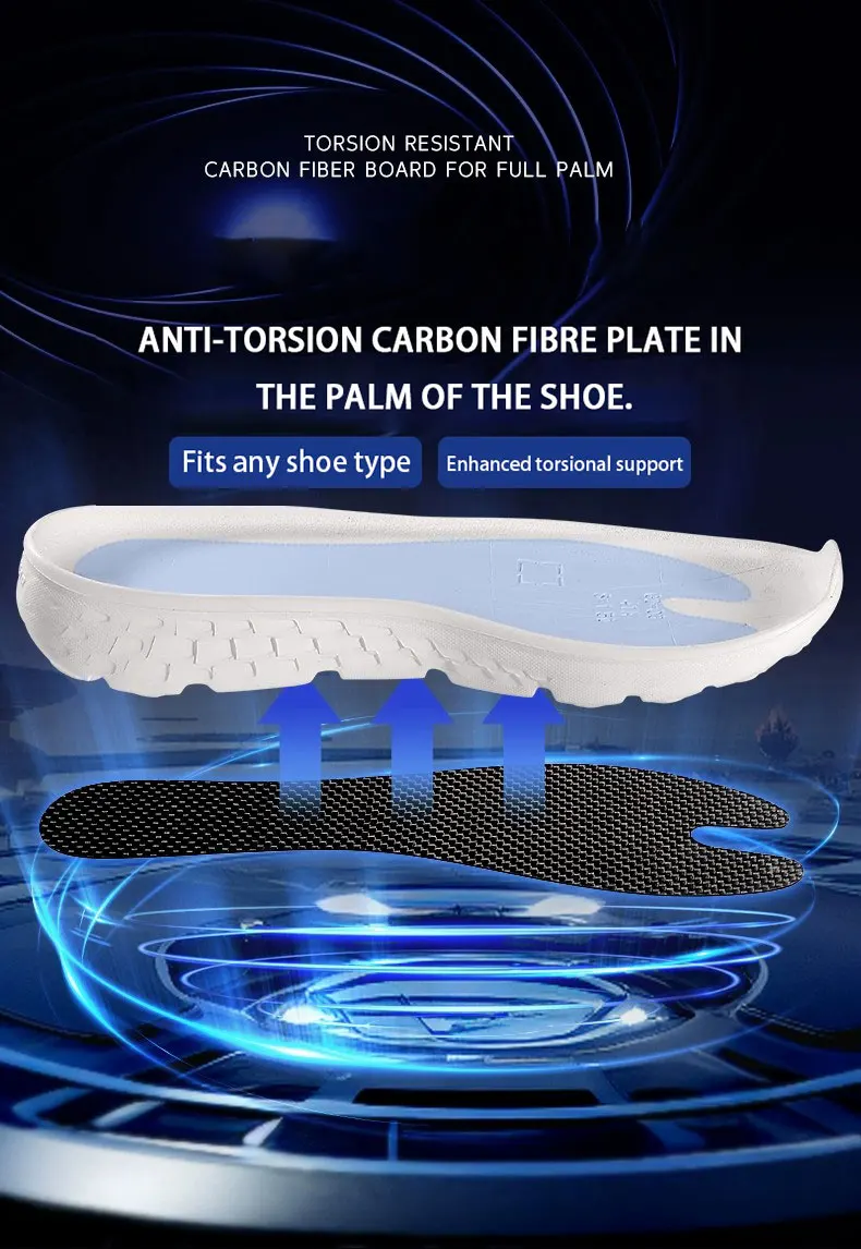 DIY Self-Adhesive Carbon Fiber Plate Insoles for Rebound