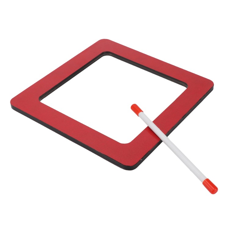 Ручной барабан сжатая доска полимерная кожа красные детские перкуссионные инструменты ударные специальной формы квадратный