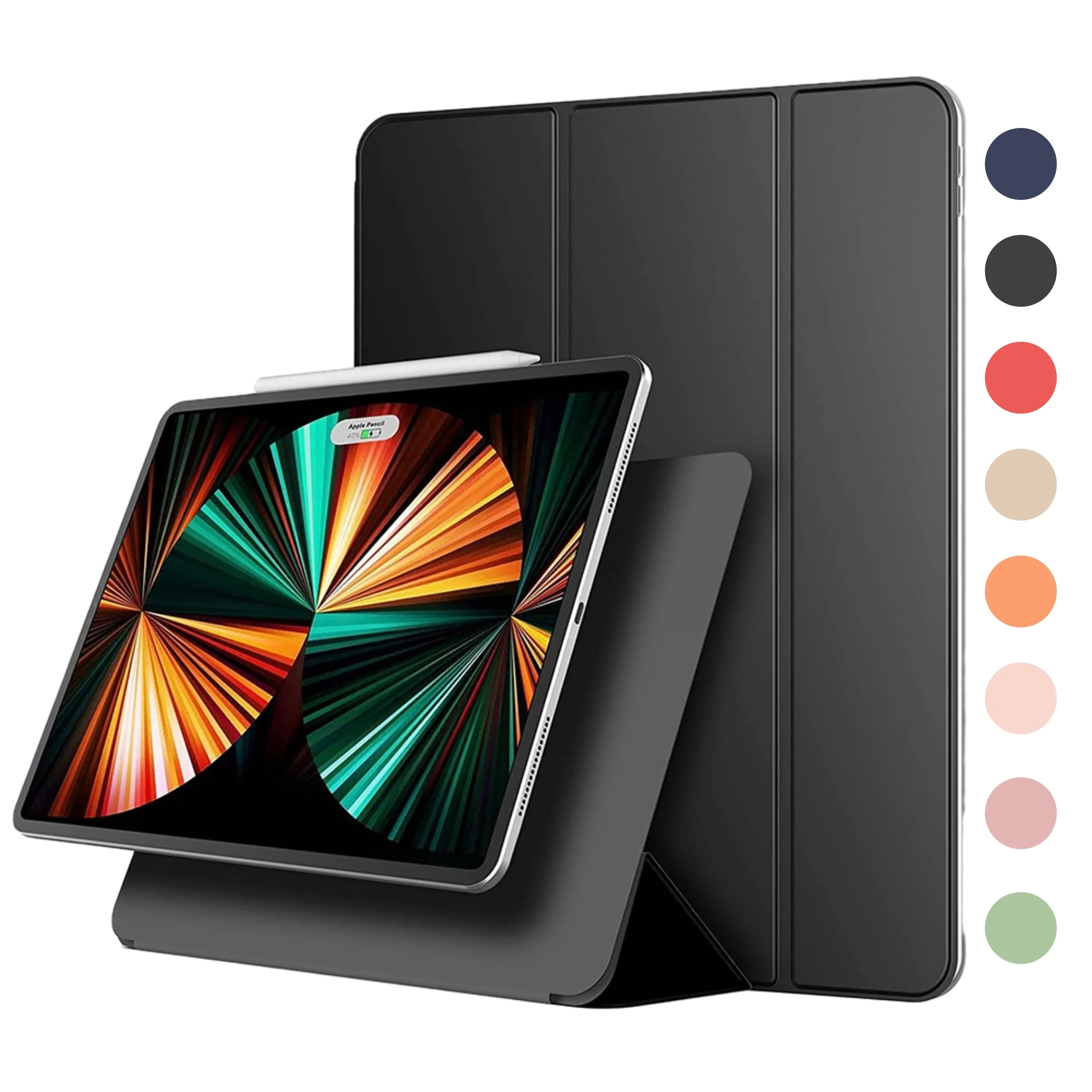 Магнитный чехол для планшета. Apple ipad pro 12. чехол для ipad pro 12.9. подставка для айпад про 12.9.