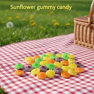 Sunflower Fruity Chewy Sour Gummy Candies in Bulk Sweet Snacks