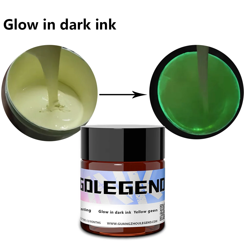 GDLEGEND Luminous Ink for Safety Signs - Long Glow Duration Emergency ...