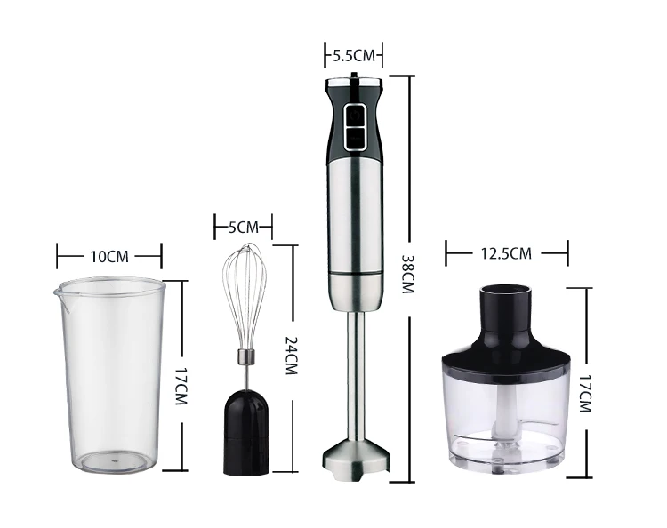 High Quality DC Motor Appliances Kitchen Electric  Hand Stick Immersion Blender