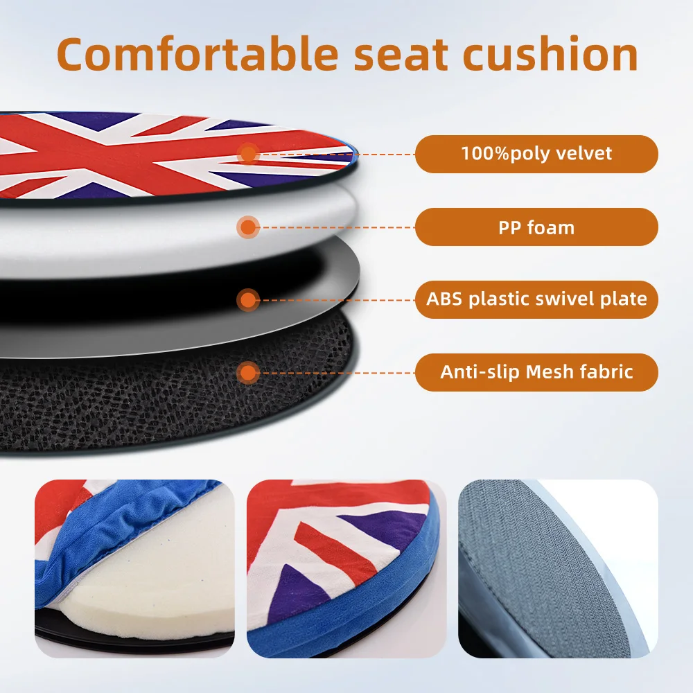 Portable Swivel Transfer Seat Cushion, 360 Degree Rotating Mobility Ai - product detail 4