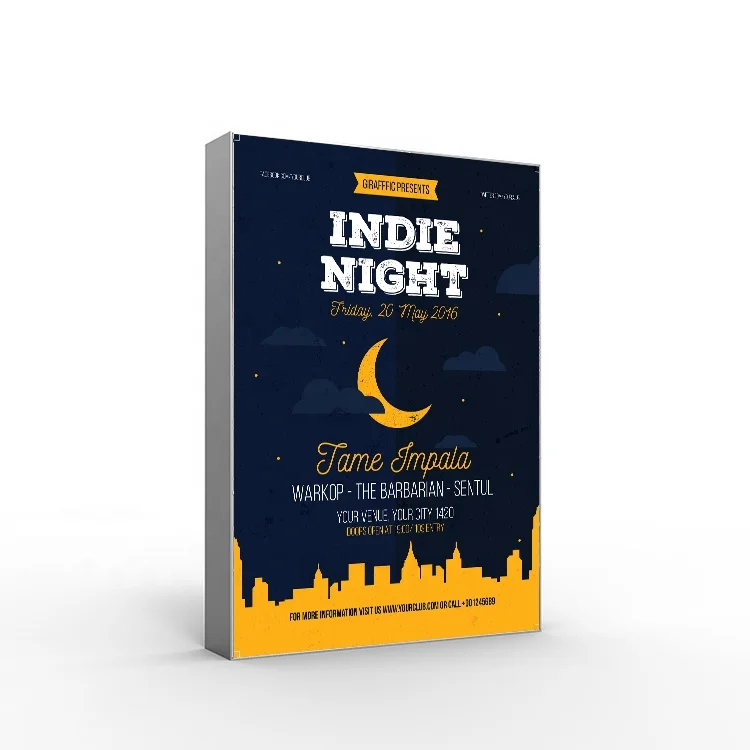 Boscaí Advertasála LED Amháin le hAon Bheirt do Résitseáin Gotaí Faosta Teangan Signage Thalamh Tuathail