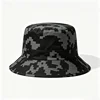 Camouflage numérique noir et gris