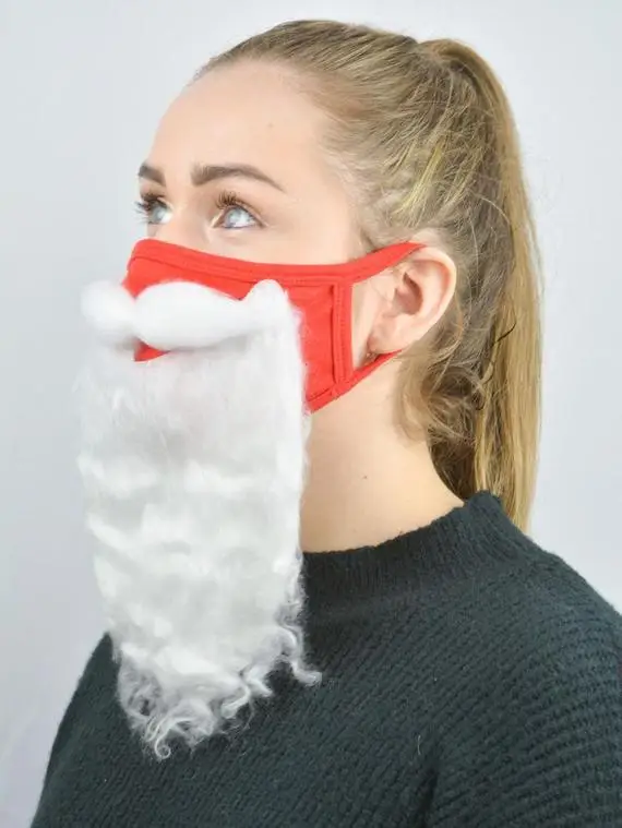 santa beard mask