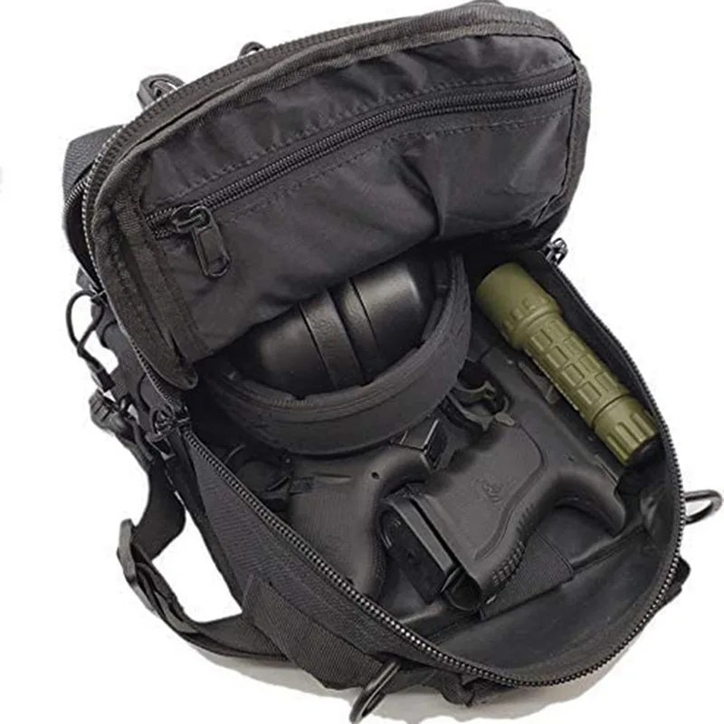 Wholesale Small Tactical Sling Backpack for Sports Outdoor Tactical Equipment Sling Bag Practical Tactical Shoulder Bag