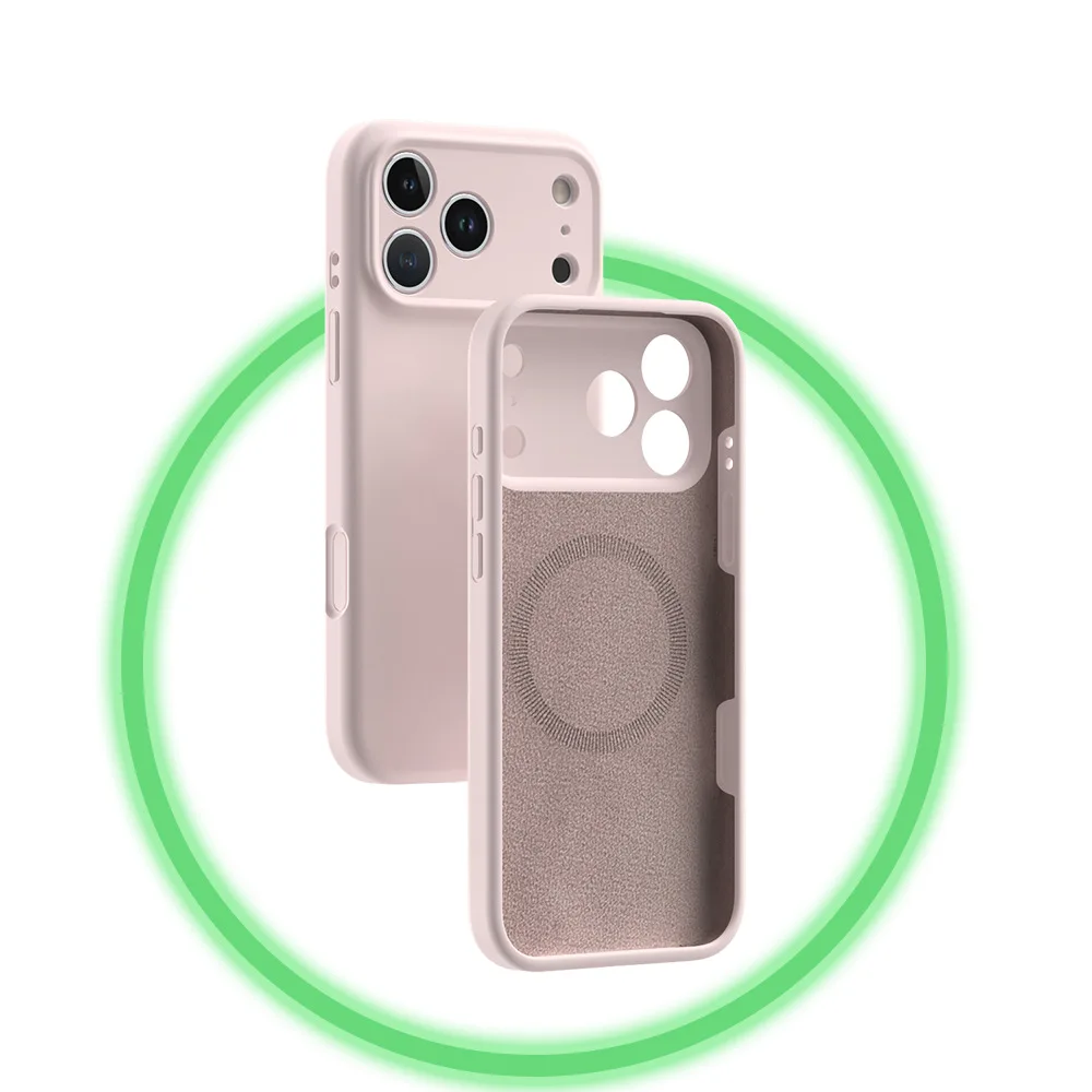 product new trending hot selling magnetic silicone case for iphone 17 pro luxury protection  precise fit laudtec-7