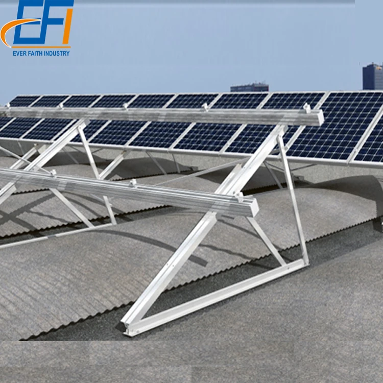 Solar Panel Ground Mounting Rack Galvanized Ground Mount Solar Bracket Rack Solar Panel Bracket for Roof and Ground Mounting