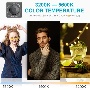 Neewer Ultra-Slim LED Video Light, 40W 3200K-5600K CRI95+ Dimmable Bi-Color LED Soft Light Panel With LCD Display for Game Live product image