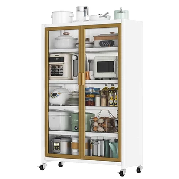 JN-D68040 6 layer metal store shelves bar locker Carbon steel cabinet	 in household