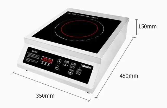 high-power induction cooker 3500w commercial flat