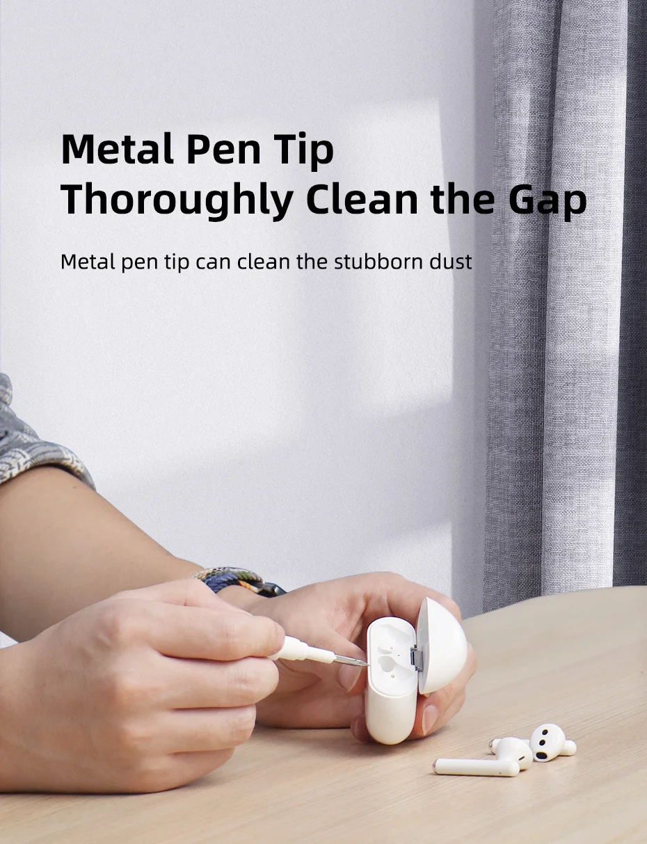 Portable Bluetooth Cleaner Kit For Airpods Pro 1 2 Earbuds Wireless