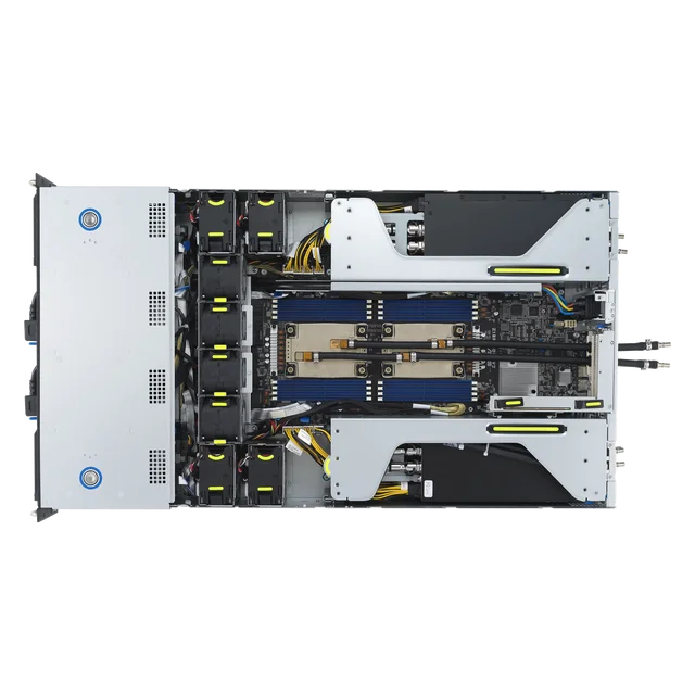 A-SUS ESC4000-E11 2U 2-Sockets GPU 2600W 5th Gen in Tel Xeon Liquid Cooling GPU Server