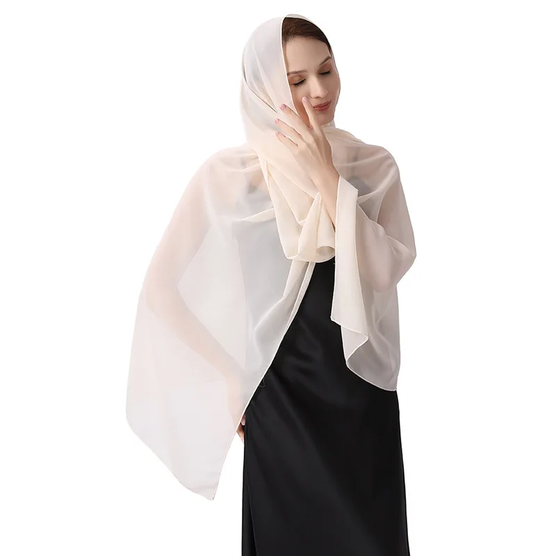 Soft Chiffon Scarfs Shawls and Wraps for Evening Dresses Wedding 72 X  18Inch Shawl Wraps Bridal Scarves for Women
