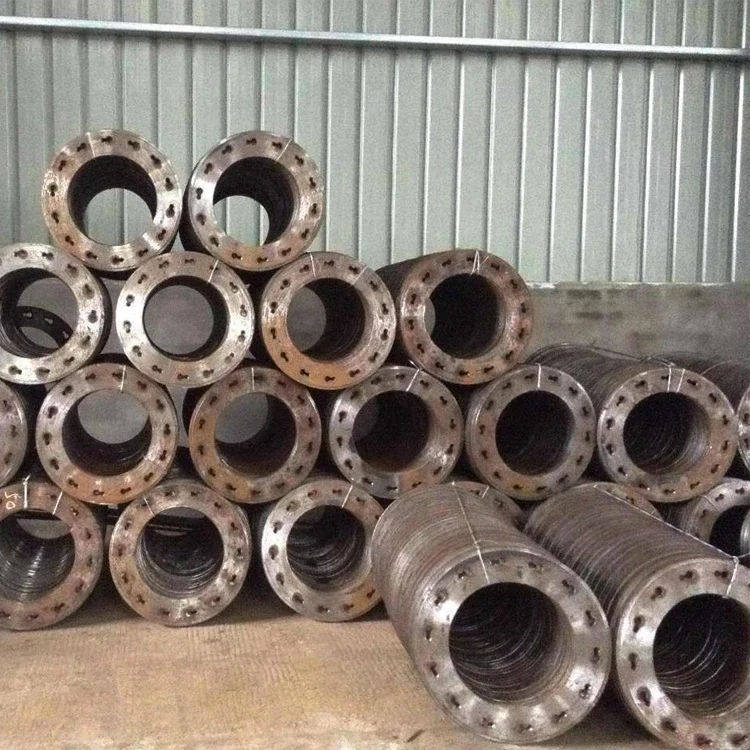 Thailand carbon steel round flange end plate for spun pipe pile factory