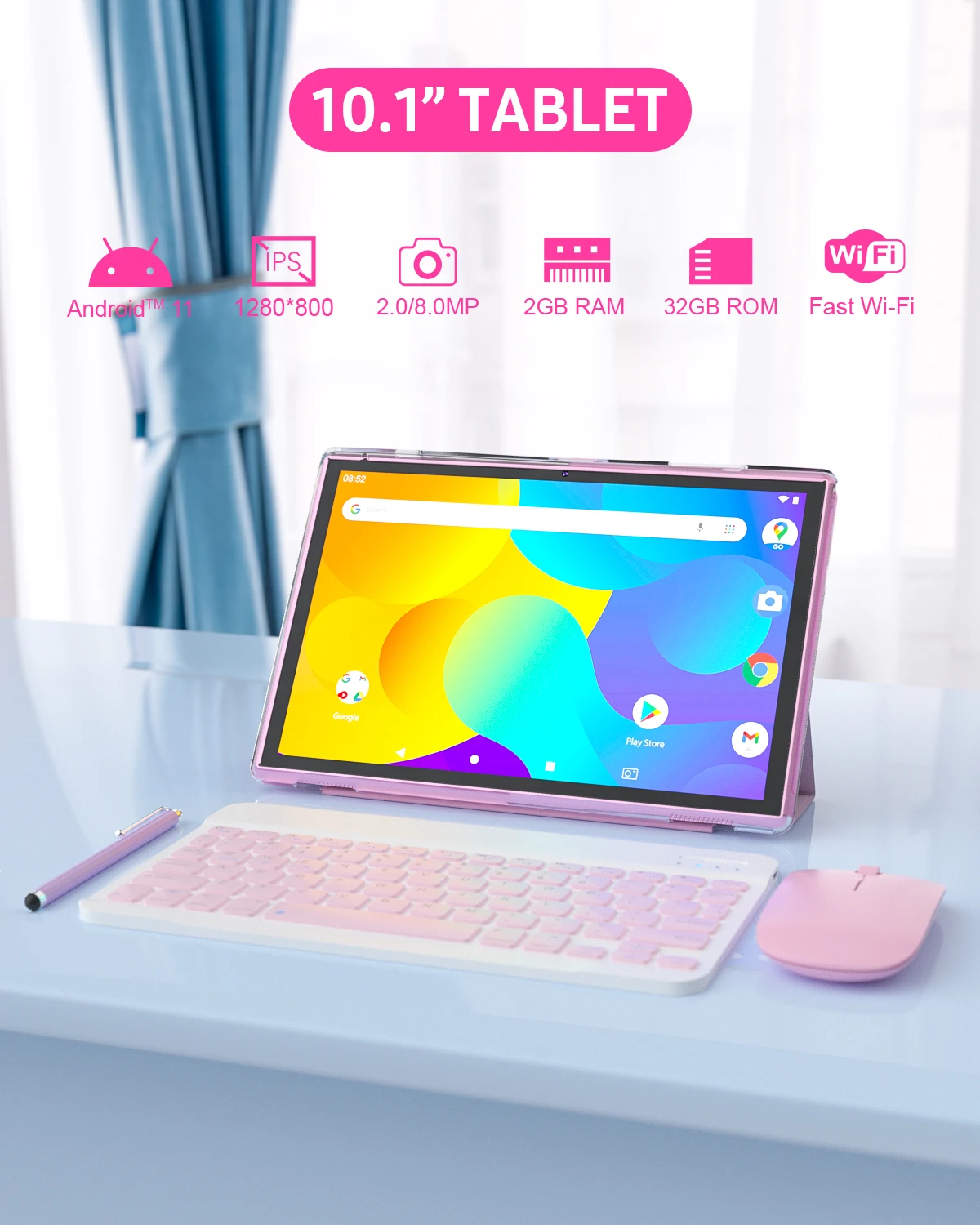 10.1インチ 2-in-1 法人教育向けタブレットPC キーボードケース