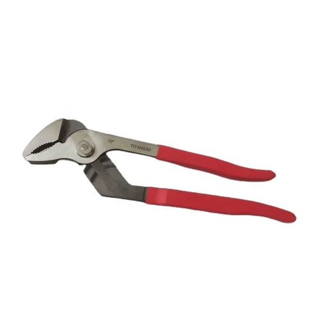 Non Magnetic Titanium Hand Tools Water Pump Plier 10" With Red Handle for MRI